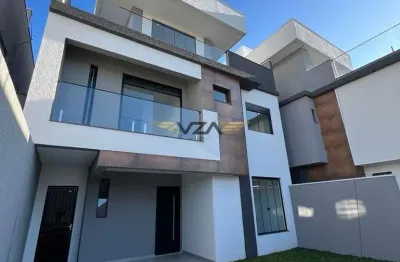 Casa em condomínio fechado com 3 quartos à venda na omolio monteiro,, 1170, fanny, curitiba por r$ 1.030.000