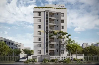 Apartamento com 2 quartos à venda na rua joão bonat, 227, novo mundo, curitiba por r$ 415.900