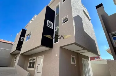 Casa em condomínio fechado com 3 quartos à venda na rua jorge de poli, 241, xaxim, curitiba por r$ 659.000