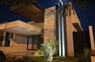 Casa térrea em condomínio quinta da mata ii, ribeirão preto - sp