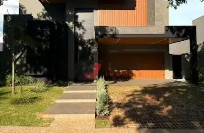 Casa térrea em condomínio residencial e empresarial alphaville, ribeirão preto - sp