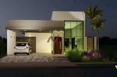 Casa térrea em condomínio residencial alto do castelo 2, ribeirão preto - sp