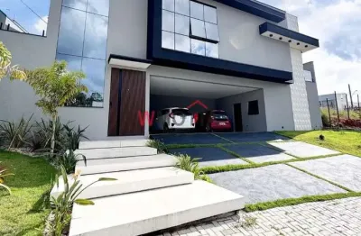 Casa em condomínio de luxo em mogi das cruzes - 3 quartos, 3 suítes, 3 salas, 5 banheiros, 6 vagas - 311m² - imperdível!
