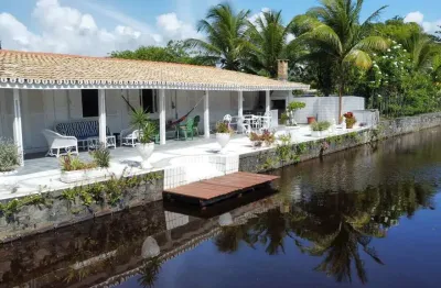 Casa em condomínio para locação em camaçari, interlagos (abrantes), 4 dormitórios, 2 suítes, 3 banheiros, 4 vagas