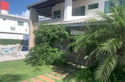 Casa em condomínio para temporada em camaçari, guarajuba (monte gordo), 4 dormitórios, 4 suítes, 6 banheiros, 3 vagas