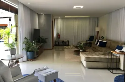 Casa em condomínio para venda em lauro de freitas, portão, 6 dormitórios, 3 suítes, 6 banheiros, 4 vagas