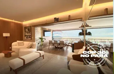 Luxuoso apartamento de 4 suítes com vista para a baía e 3 vagas – hospedagem premium para a cop 30 em belém!