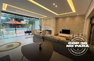 Emporada cop30 – casa espaçosa com 5 quartos no residencial lago azul – região metropolitana de belém/pa