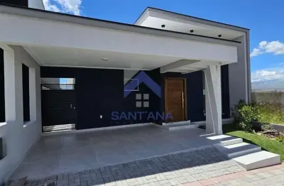 Casa em condomínio fechado com 3 quartos à venda na avenida luíz gonzaga das neves, --, jardim santana, tremembé por r$ 905.000