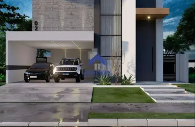 Sobrado de 357m² com 4 dormitórios sendo 3 suítes no residencial green park em taubaté/sp