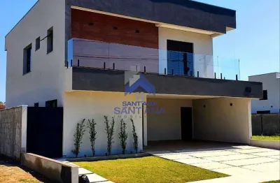 Sobrado de 207m² com 4 dormitórios sendo 3 suítes no residencial verdes  vales no parque senhor do bonfim em taubaté/sp