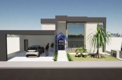 Casa em construção  de 200m² com 3 dormitórios sendo 1 suíte no condomínio parque araucárias no bairro dos guedes  em tremembé/sp