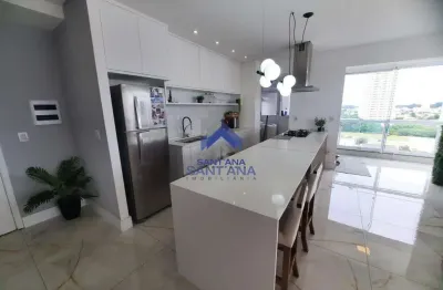 Apartamento de 100m² com 2 dormitórios sendo 1 suíte com closet no piemont residence no bosque flamboyant em taubaté/sp