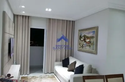 Apartamento de 85m² com 3 dormitórios sendo 1 suíte no edifício portinari na chacará do visconde em taubaté/sp