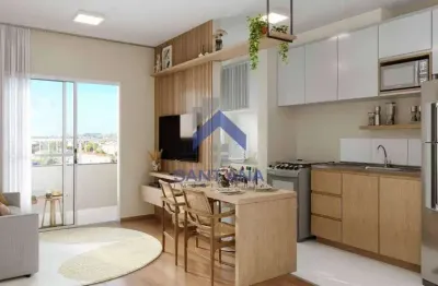 Apartamento de 42,50m² no residencial tibre no parque paduan em taubaté/sp