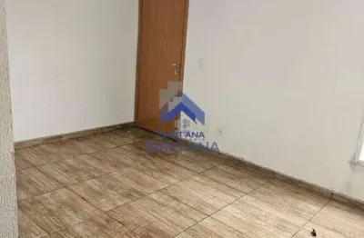 Apartamento de 47m² com 2 dormitórios no condomínio residencial parque  trentino no bairro parque senhor do bonfim  em taubaté/sp
