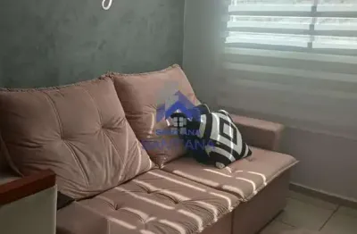 Apartamento mobiliado de 48m² com 2 dormitórios no spazio tibet no bairro da  estiva em taubaté/sp