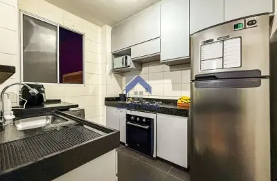 Apartamento de 47m² com 2 dormitórios no condomínio residencial parque trentino no bonfim em taubaté/sp