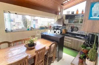 Nova petrópolis - cobertura com 3 dormitórios à venda, 156 m² por r$ 910.000,00 - jardim nova petrópolis - são bernardo do campo/sp