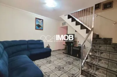 Sobrado com 5 dormitórios à venda, 218 m² por r$ 520.000 - parque novo oratório - santo andré/sp