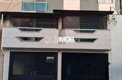 Sobrado com 3 dormitórios à venda, 164 m² por r$ 720.000 - vila linda - santo andré/sp
