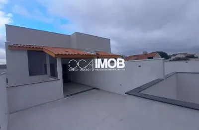 11 agosto - cobertura à venda, 41 m² por r$ 410.000,00 - vila américa - santo andré/sp