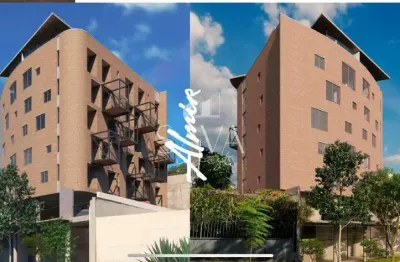 Flat com 1 quarto à venda na Rua Laplace, Santa Lúcia, Belo Horizonte