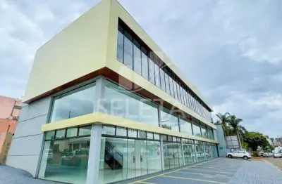 Sala comercial com mezanino, nova, para locação, centro, cascavel - pr