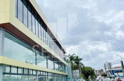 Sala comercial com mezanino, nova, para locação, centro, cascavel - pr