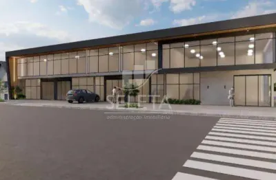 Sala comercial com mezanino disponível para locação no centro, em cascavel, pr