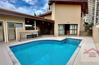 Casa com 4 suítes à venda, 404 m² condomínio laranjeiras por r$ 4.500.000 - anhangabaú - jundiaí/sp.