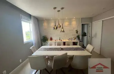 Apartamento com 2 suítes à venda, 88 m² condomínio tons de ipanema por r$ 880.000 - medeiros - jundiaí/sp.