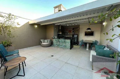 Apartamento tipo cobertura com 3 suítes à venda no giverny, 328 m² por r$ 3.700.000 - jardim das samambaias - jundiaí/sp