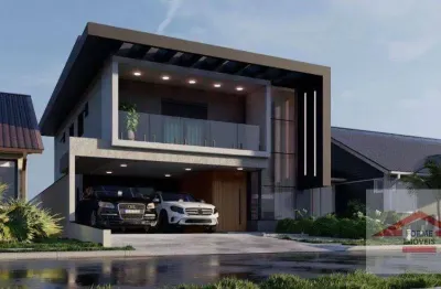 Casa com 3 suítes à venda no cond. brisas da mata, 276 m² por r$ 2.920.000 - recanto quarto centenário - jundiaí/sp