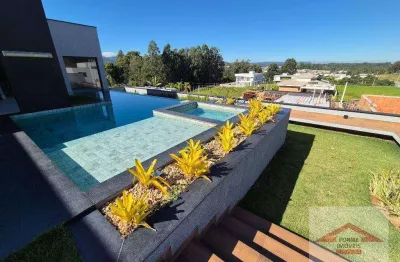 Casa térrea com 4 suítes à venda, 480 m² por r$ 3.900.000 - terras da alvorada - medeiros - jundiaí/sp