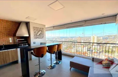 Apartamento com 3 dormitórios, todas suítes, à venda, alta vista - unique ,144 m² por r$ 2.230.000 - vila virgínia - jundiaí/sp