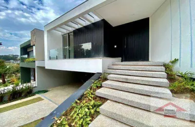 Casa com 4 quartos, sendo 3 suítes à venda, 370 m² por r$ 3.980.000 no condomínio brisas do lago jardim samambaia - jundiaí/sp.