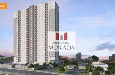 Apartamento com 2 dormitórios com sacada à venda, 39 m² por r$ 279.990 - parque dos ipês - são josé dos campos/sp