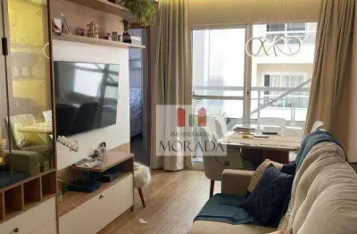 Apartamento com 2 dormitórios para alugar, 45 m² por r$ 3.080/mês - jardim sul - são josé dos campos/sp