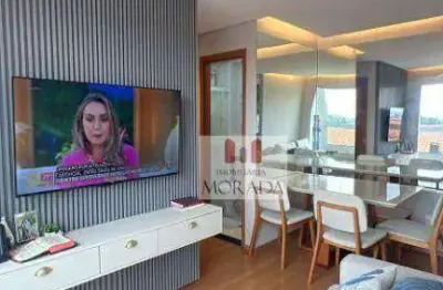 Apartamento com 2 dormitórios à venda, 45 m² por r$ 450.000 - jardim sul - são josé dos campos/sp