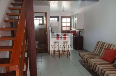 Flat com 1 quarto à venda no Martim de Sá, Caraguatatuba 