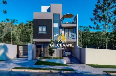 Sobrado com 3 dormitórios à venda, 143 m² por r$ 1.215.000 - mercês - curitiba/pr