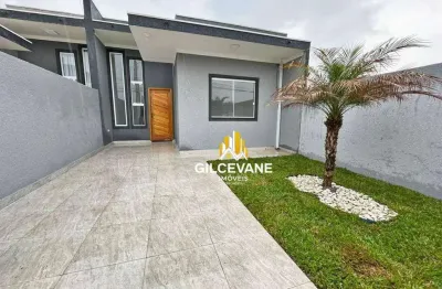 Casa com 3 dormitórios à venda, 65 m² por r$ 450.000 - santa terezinha - fazenda rio grande/pr