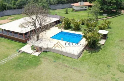 Chácara com 16 dormitórios, 19000 m² - venda por r$ 7.500.000,00 ou aluguel por r$ 31.000,00/mês - pinhal - cabreúva/sp