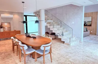 Casa com 3 dormitórios para alugar, 310 m² por r$ 24.200,00/mês - cidade santos dumont - jundiaí/sp