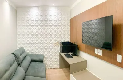 Apartamento com 3 dormitórios à venda, mobiliado, 61 m² por r$ 680.000 - parque união - jundiaí/sp