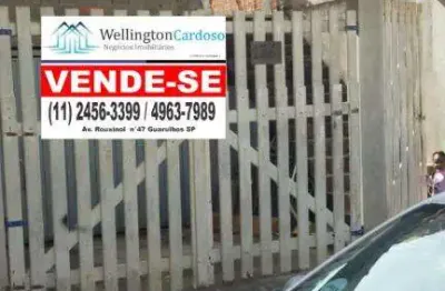 Casa com 1 dormitório à venda por r$ 350.000 - parque flamengo - guarulhos/sp