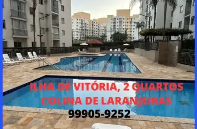Apartamento com 2 quartos à venda na rua pinho, 207, colina de laranjeiras, serra, 52 m2 por r$ 360.000