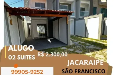 Casa com 2 quartos para alugar na Rua Nossa Senhora da Conceição, 33, São Francisco, Serra, 75 m2 por R$ 2.300