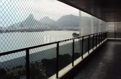 Apartamento com 4 quartos para alugar na avenida epitácio pessoa, lagoa, rio de janeiro, 319 m2 por r$ 35.000